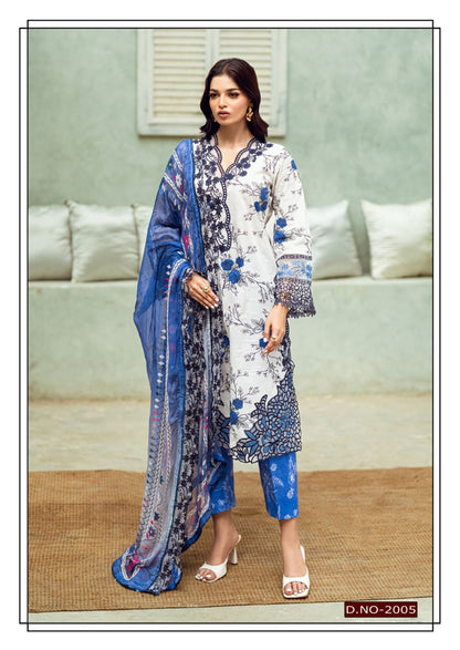 Noor Bano Vol 2 Luxury Heavy Cotton Collection Hala Lawn Karachi Salwar Suits Supplier India