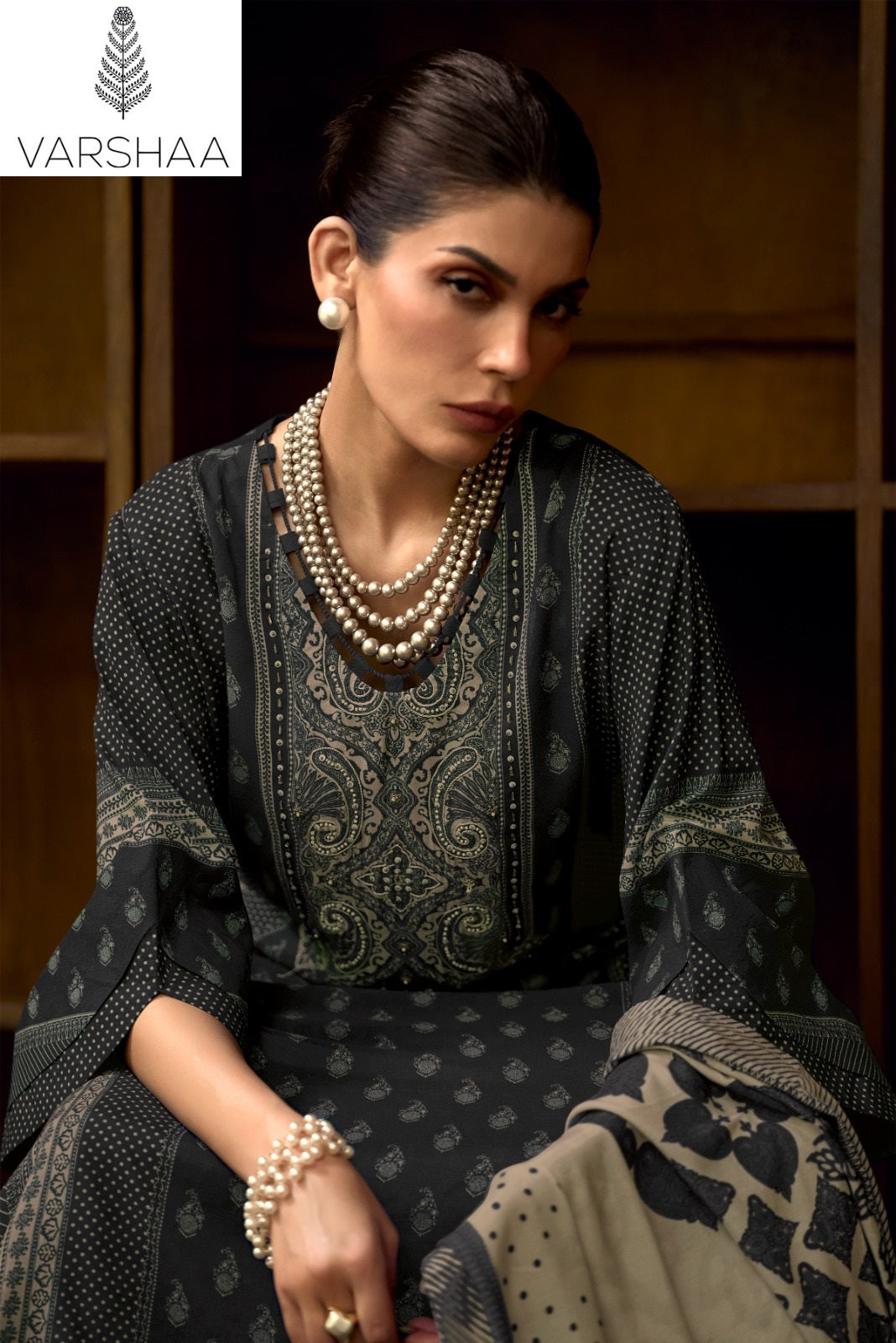 Noor E Andaz Varshaa Muslin Pakistani Salwar Suits Manufacturer Gujarat