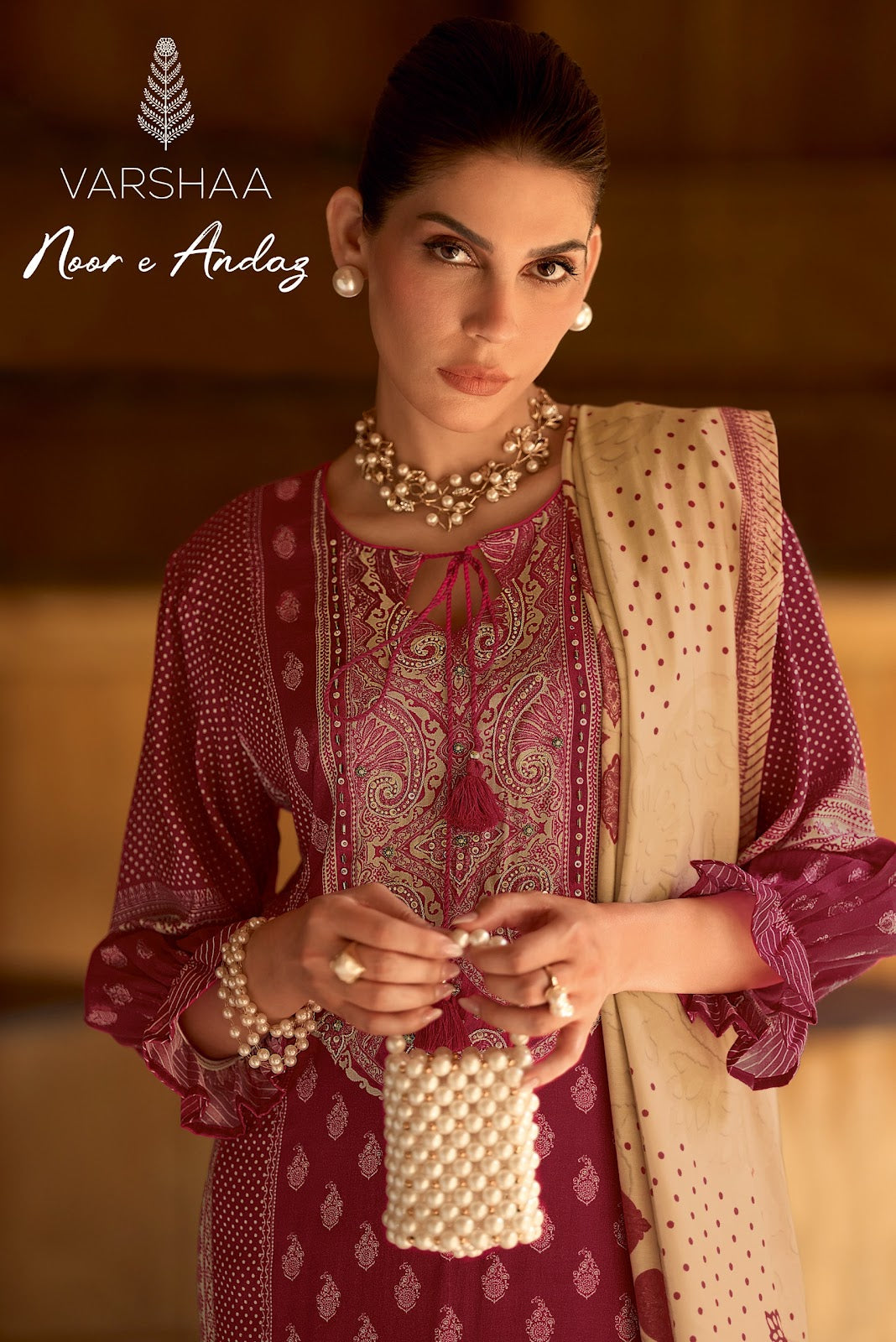 Noor E Andaz Varshaa Muslin Pakistani Salwar Suits Manufacturer Gujarat