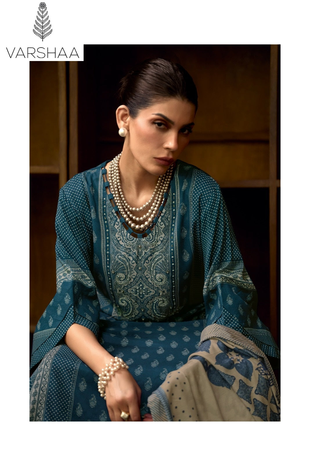 Noor E Andaz Varshaa Muslin Pakistani Salwar Suits Manufacturer Gujarat
