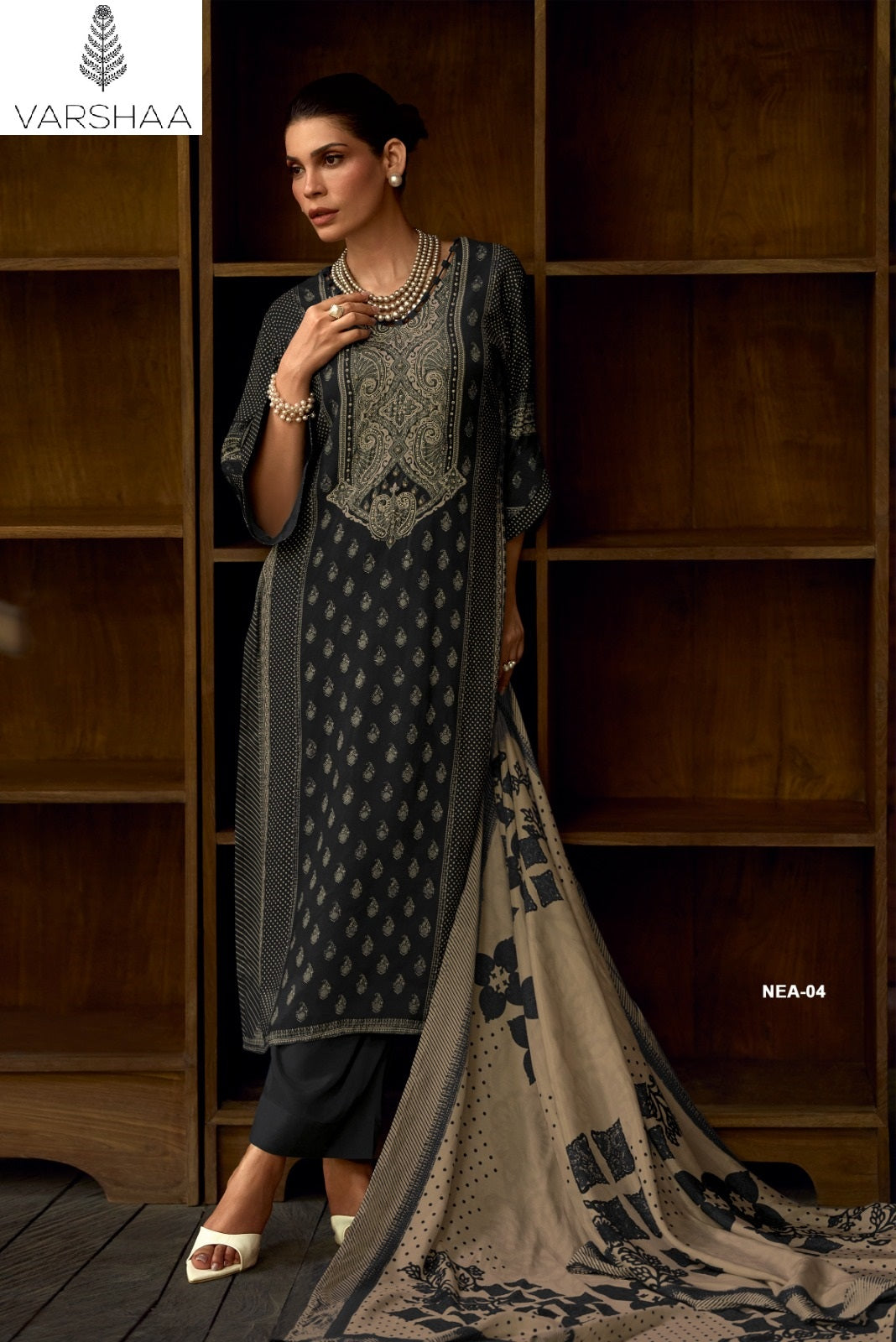 Noor E Andaz Varshaa Muslin Pakistani Salwar Suits Manufacturer Gujarat
