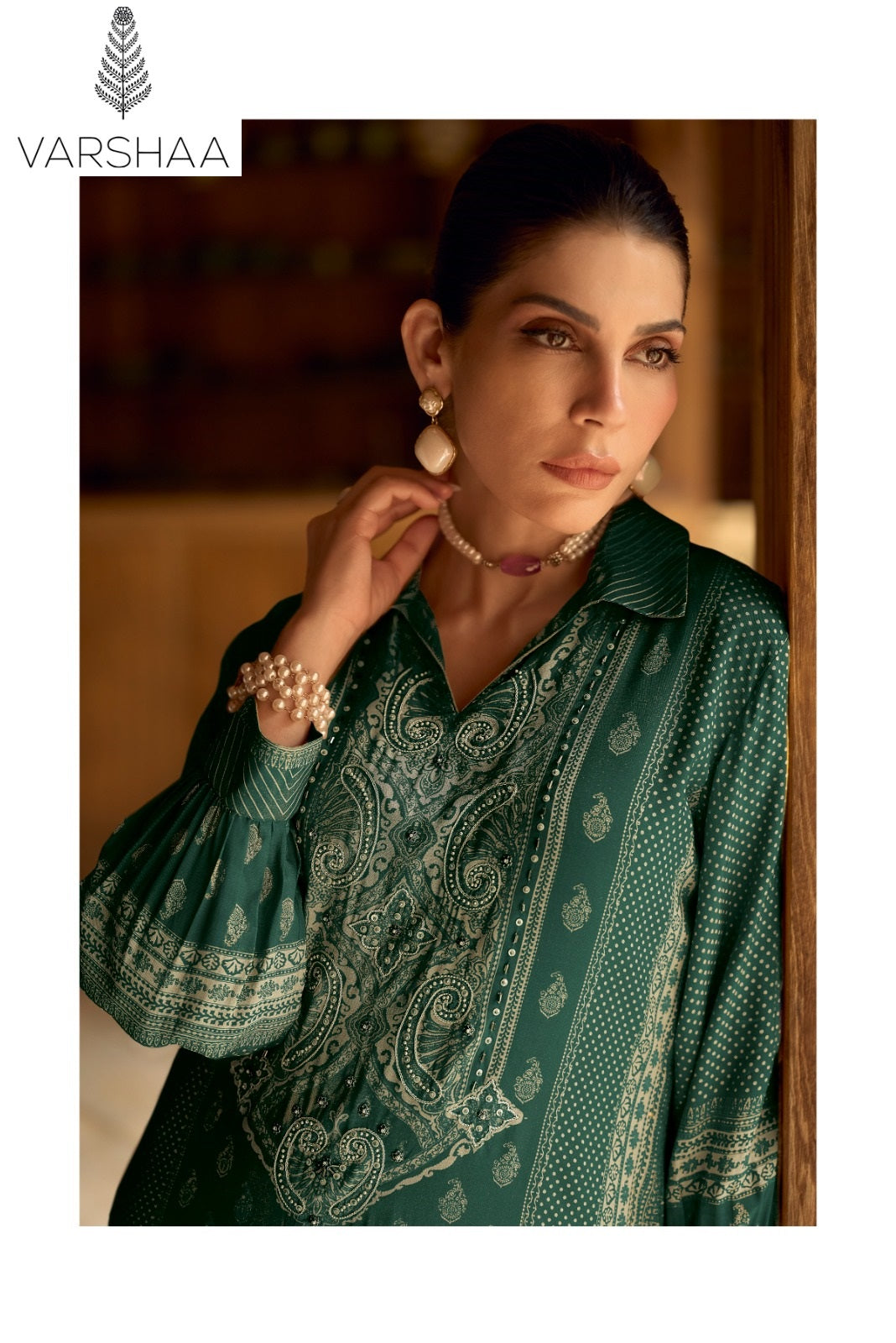 Noor E Andaz Varshaa Muslin Pakistani Salwar Suits Manufacturer Gujarat