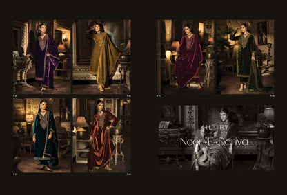 Noor E Dariya Kilory Velvet Suits Wholesale Price