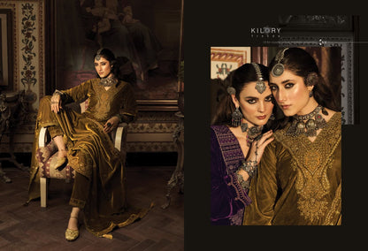 Noor E Dariya Kilory Velvet Suits Wholesale Price