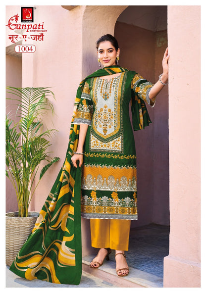 Noor E Jahan Vol 1 Ganpati Cotton Karachi Salwar Suits Manufacturer India