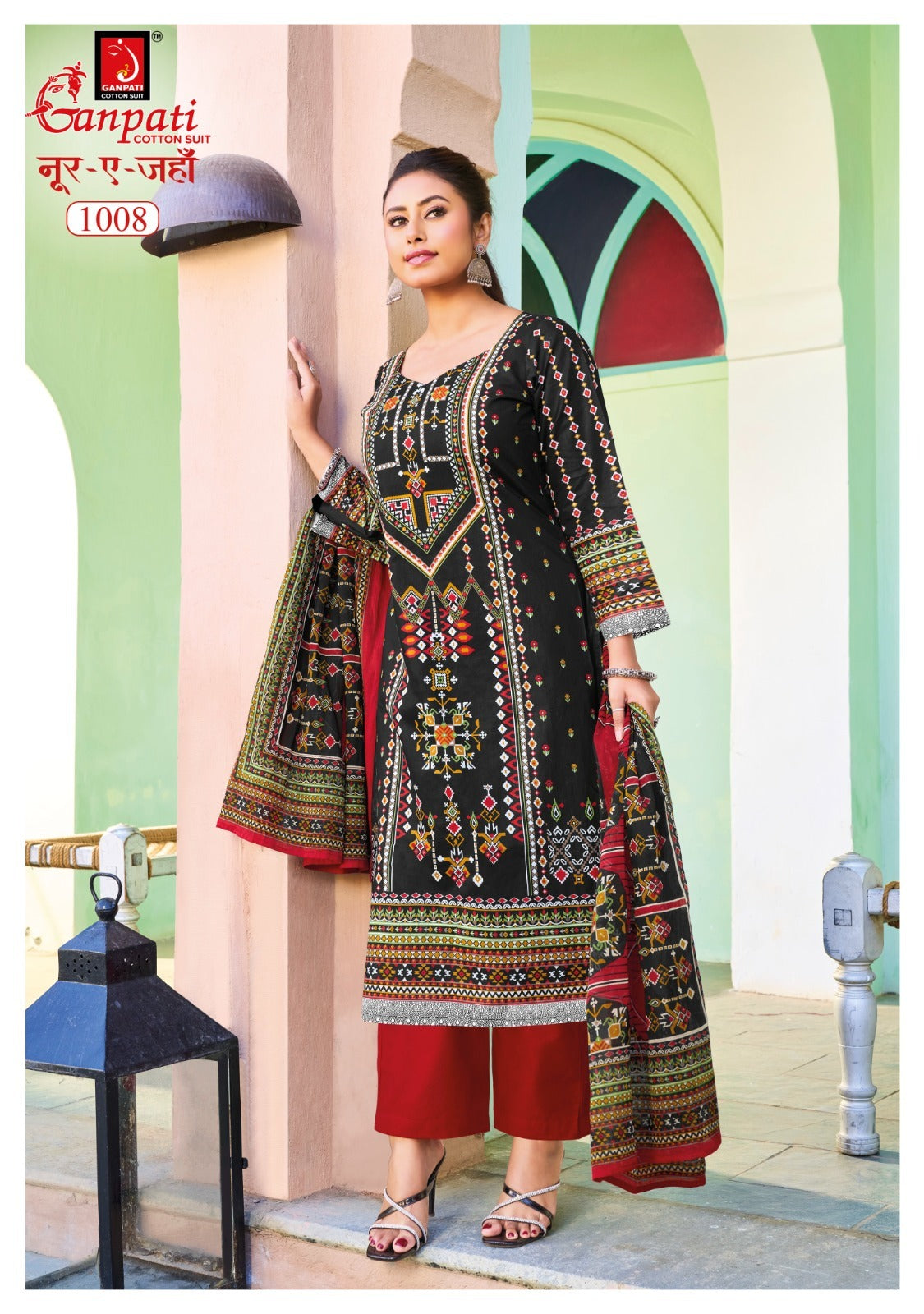 Noor E Jahan Vol 1 Ganpati Cotton Karachi Salwar Suits Manufacturer India