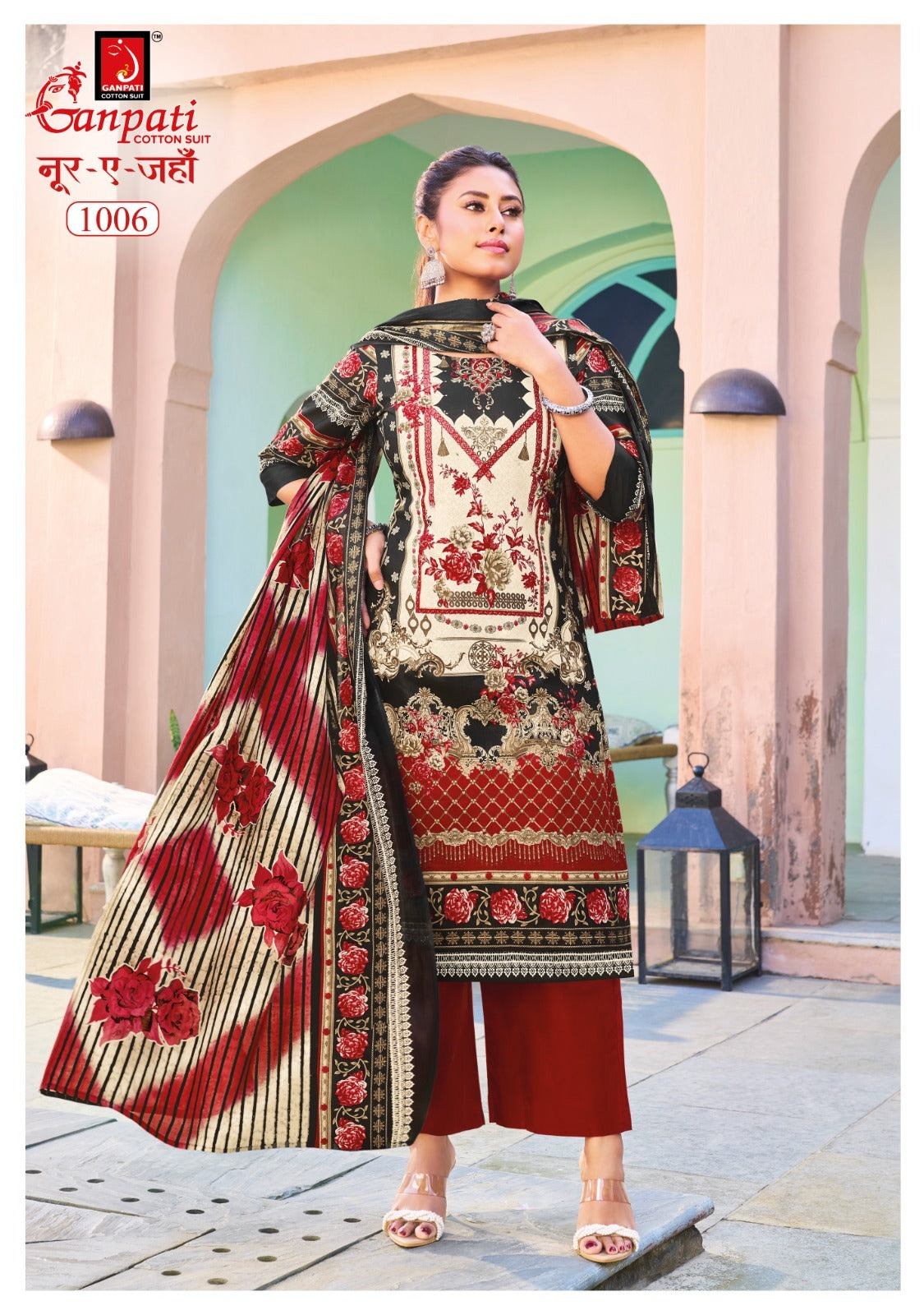Noor E Jahan Vol 1 Ganpati Cotton Karachi Salwar Suits Manufacturer India