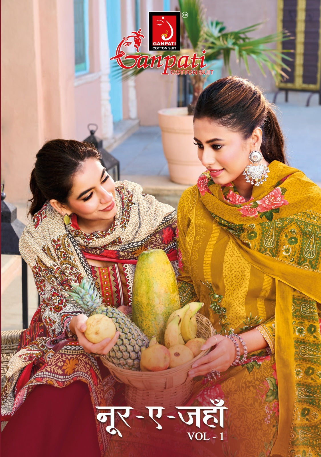 Noor E Jahan Vol 1 Ganpati Cotton Karachi Salwar Suits Manufacturer India