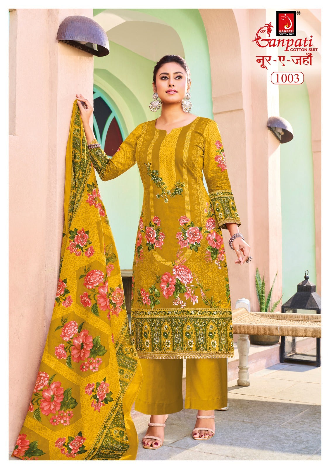 Noor E Jahan Vol 1 Ganpati Cotton Karachi Salwar Suits Manufacturer India