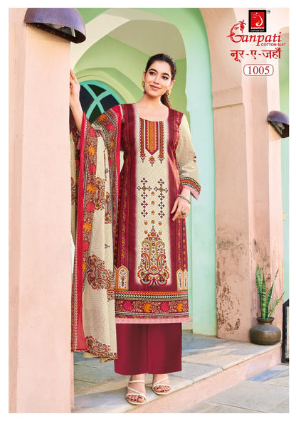 Noor E Jahan Vol 1 Ganpati Cotton Karachi Salwar Suits Manufacturer India