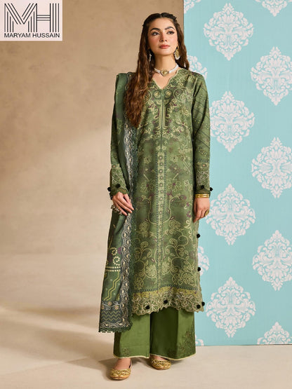 Noor E Kainat Vol 2 Luxury Cotton Collection Maryam Hussain Karachi Salwar Suits Exporter Ahmedabad