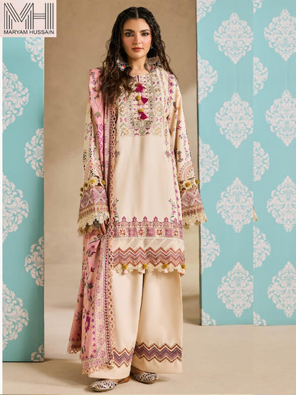 Noor E Kainat Vol 2 Luxury Cotton Collection Maryam Hussain Karachi Salwar Suits Exporter Ahmedabad