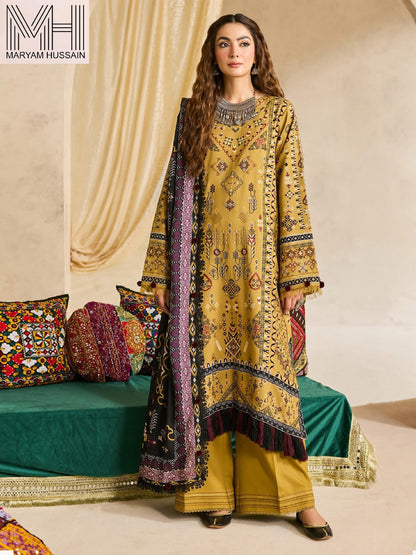 Noor E Kainat Vol 2 Luxury Cotton Collection Maryam Hussain Karachi Salwar Suits Exporter Ahmedabad