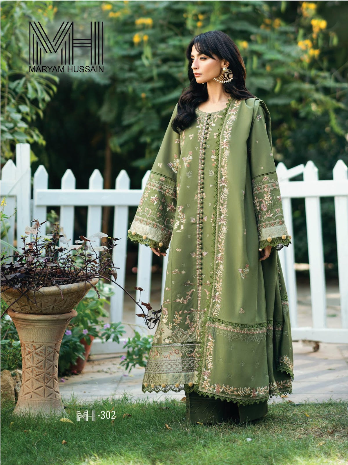 Noor E Kainat Vol 3 Maryam Hussain Mix Cotton Karachi Salwar Suits Exporter Ahmedabad