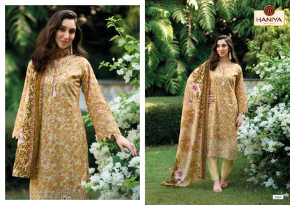 Noor E Khass Haniya Print Cotton Karachi Salwar Suits Wholesale Price