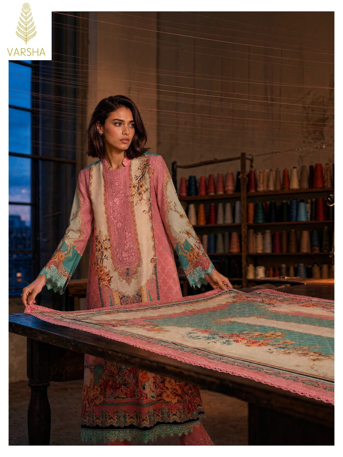 Noor E Mohabbat Chapter 2 Varshaa Viscose Muslin Pant Style Suits Wholesaler India