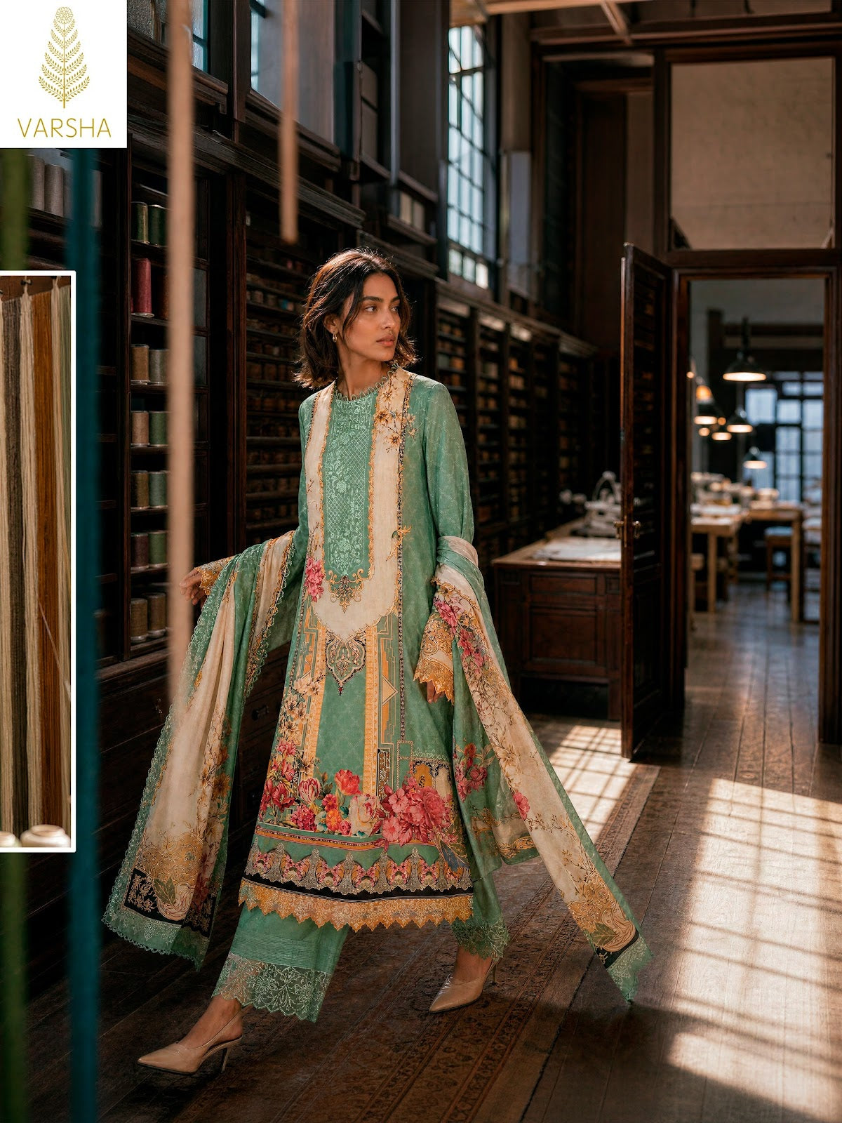 Noor E Mohabbat Chapter 2 Varshaa Viscose Muslin Pant Style Suits Wholesaler India