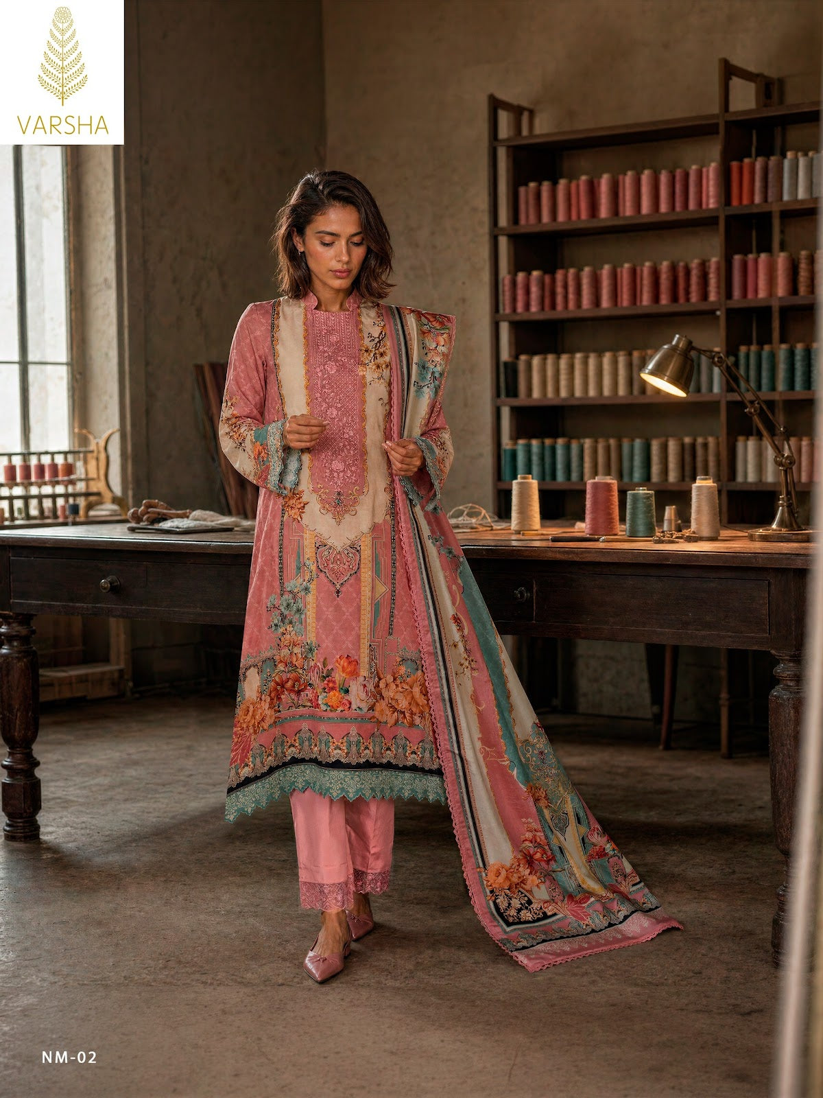 Noor E Mohabbat Chapter 2 Varshaa Viscose Muslin Pant Style Suits Wholesaler India