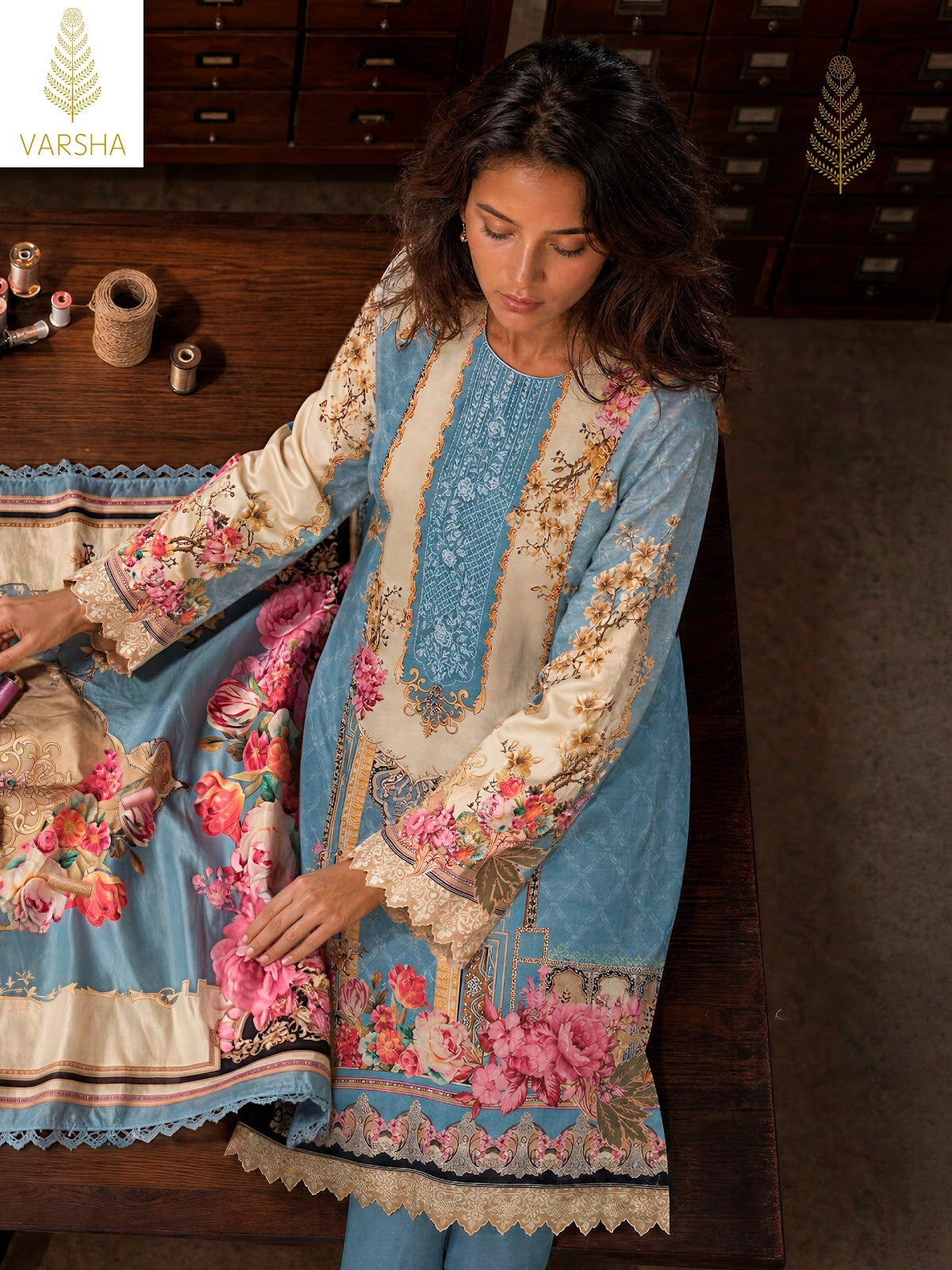 Noor E Mohabbat Chapter 2 Varshaa Viscose Muslin Pant Style Suits Wholesaler India