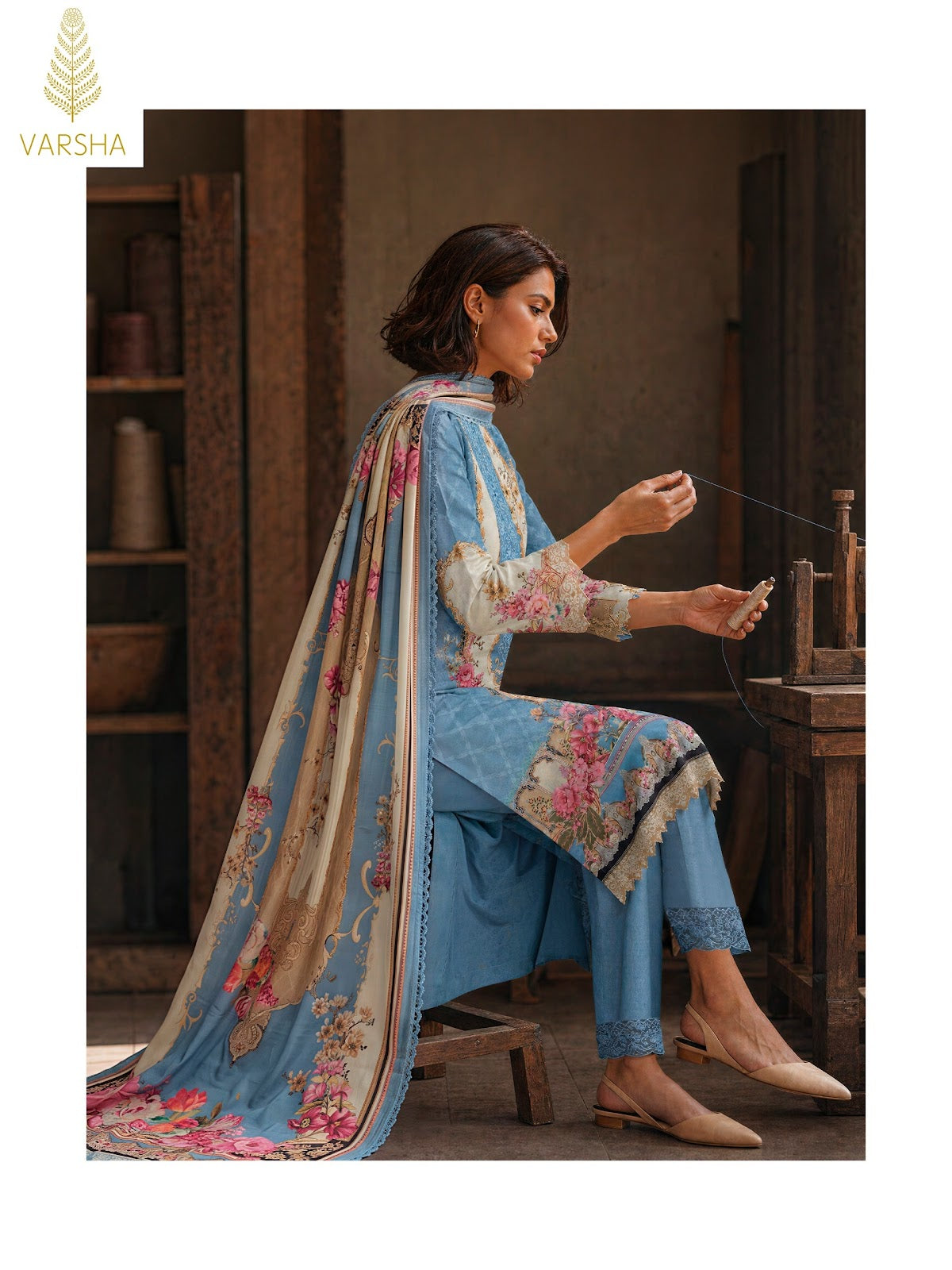 Noor E Mohabbat Chapter 2 Varshaa Viscose Muslin Pant Style Suits Wholesaler India