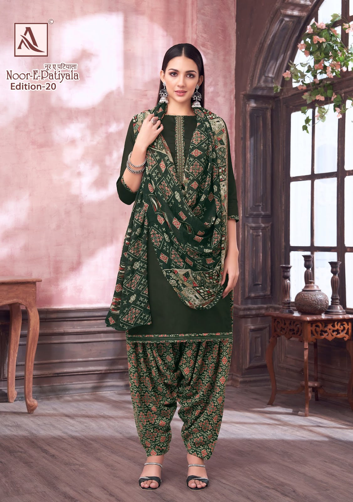 Noor E Patiyala Edition 20 Alok Zam Karachi Salwar Suits Manufacturer Ahmedabad
