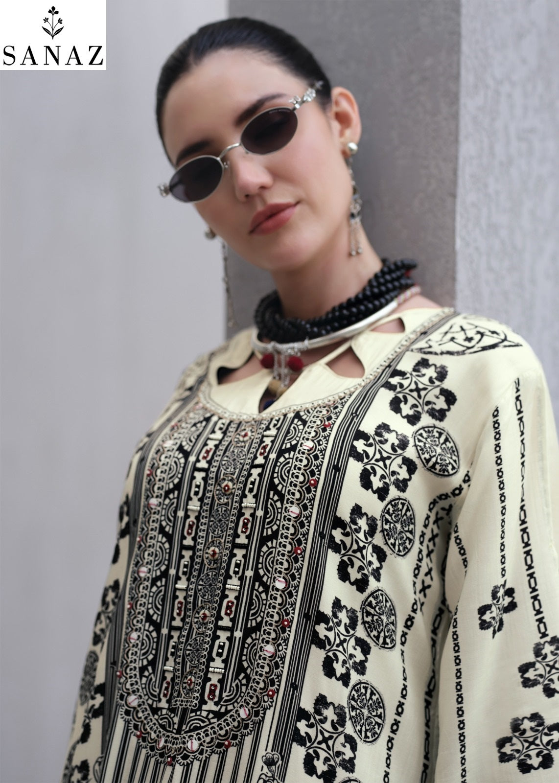Noor E Siyah Sanaz Viscose Muslin Pakistani Salwar Suits Wholesaler