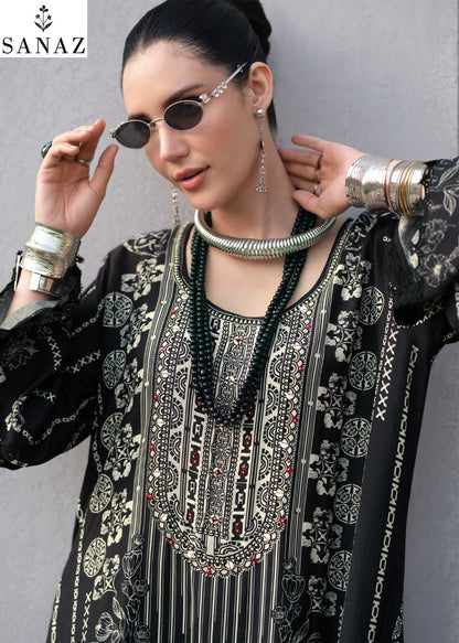 Noor E Siyah Sanaz Viscose Muslin Pakistani Salwar Suits Wholesaler
