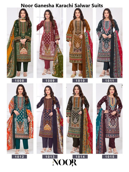 Noor Ganesha Karachi Salwar Suits Wholesaler Ahmedabad