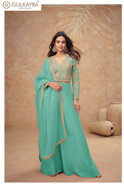 Noor Gulkayra Designer Silk Indo Western Pair Manufacturer