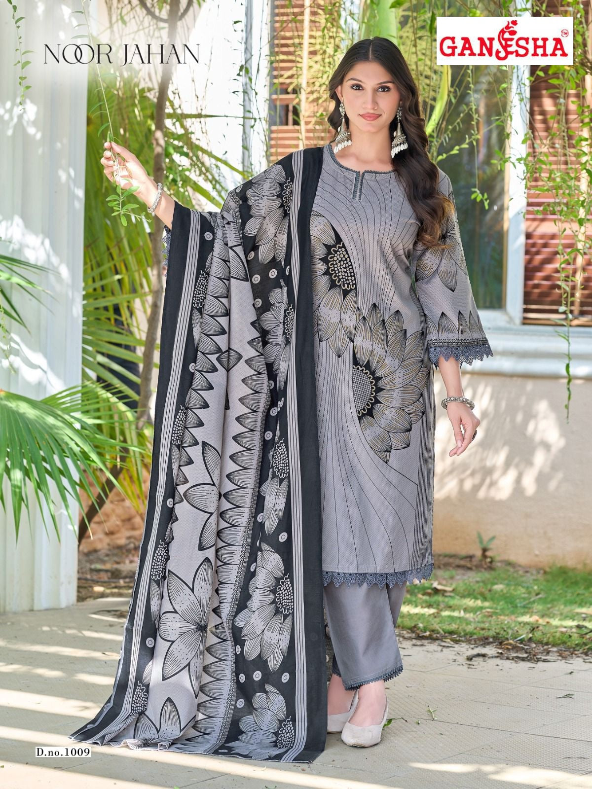 Noor Jahan Vol 1 Ganesha Mix Cotton Karachi Salwar Suits Manufacturer
