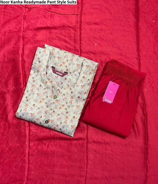 Noor Kanha Tissue Readymade Pant Style Suits Wholesaler Gujarat