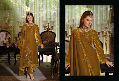 Noor Mahal Kilory Velvet Suits Wholesaler India
