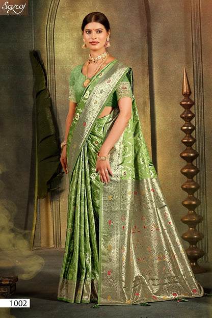 Noor Mahal Satin Saroski Vol 2 Saroj Silk Sarees Manufacturer