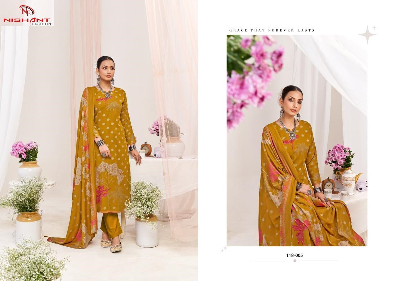 Noor Nishant Fashion Pashmina Suits Exporter India