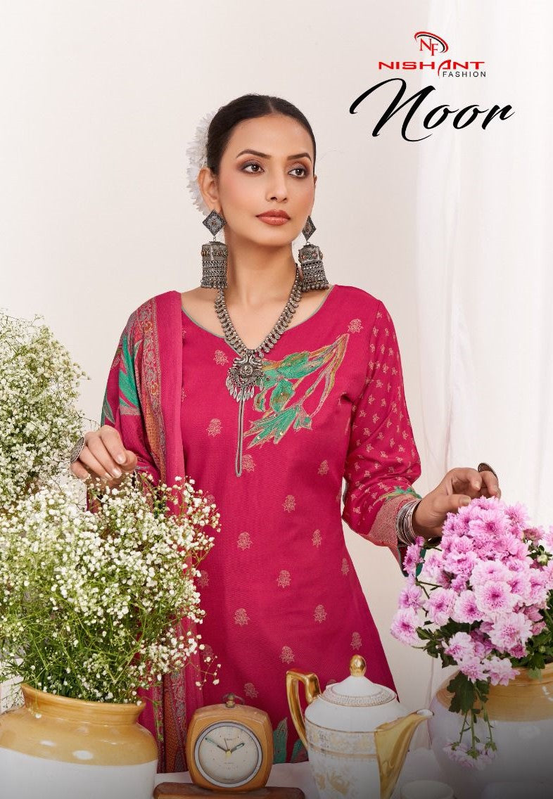 Noor Nishant Fashion Pashmina Suits Exporter India