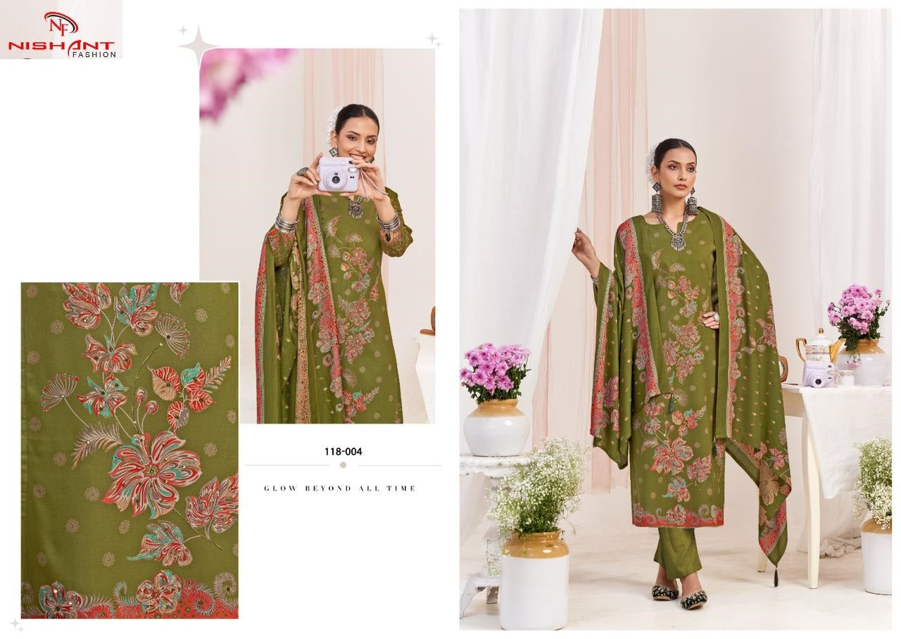 Noor Nishant Fashion Pashmina Suits Exporter India