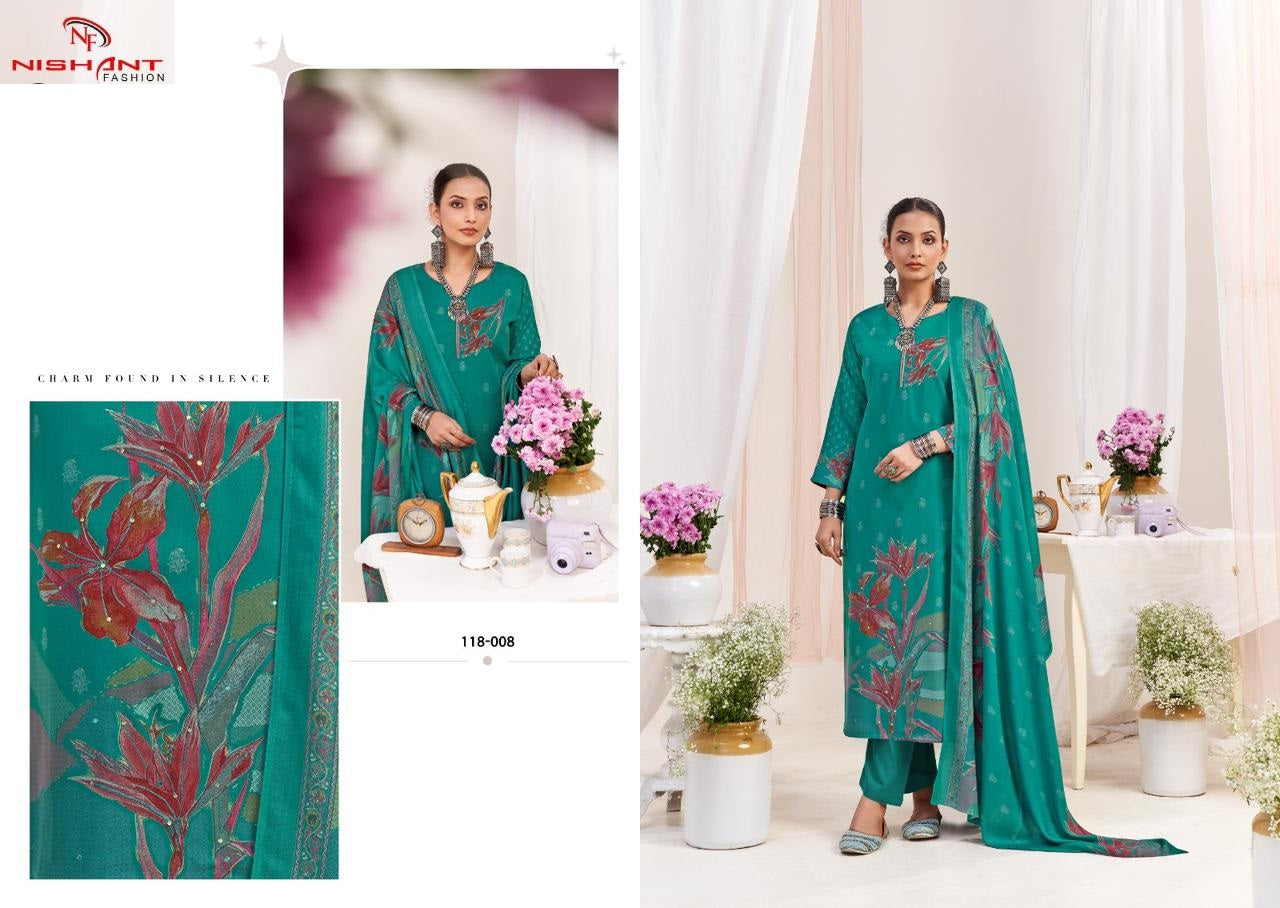 Noor Nishant Fashion Pashmina Suits Exporter India