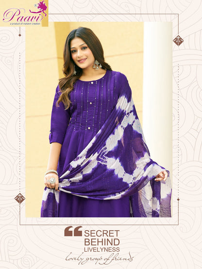 Noor Paavi Roman Readymade Anarkali Suits Supplier India