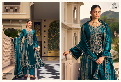 Noor Rupali Viscose Velvet Suits Wholesale Price