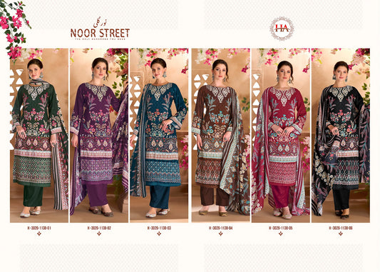 Noor Street Harshit Fashion Viscose Reyon Karachi Salwar Suits Wholesaler India