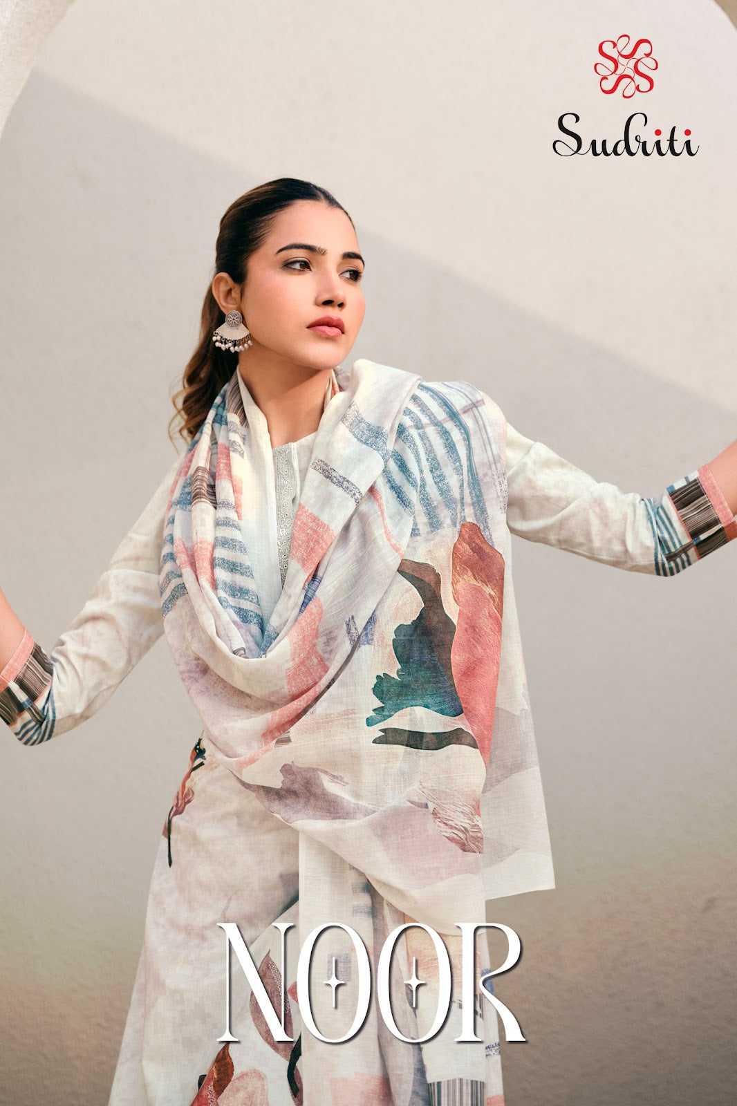 Noor Sudriti Sahiba Cotton Lawn Pant Style Suits Wholesale Price