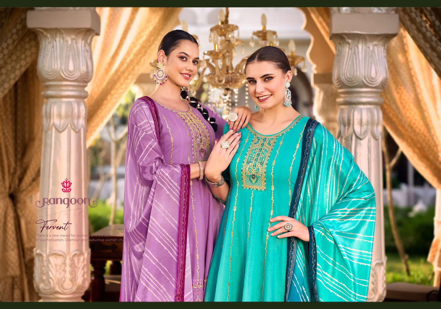 Noor Tulip Style Rangoon Georgette Readymade Suits Wholesaler Gujarat