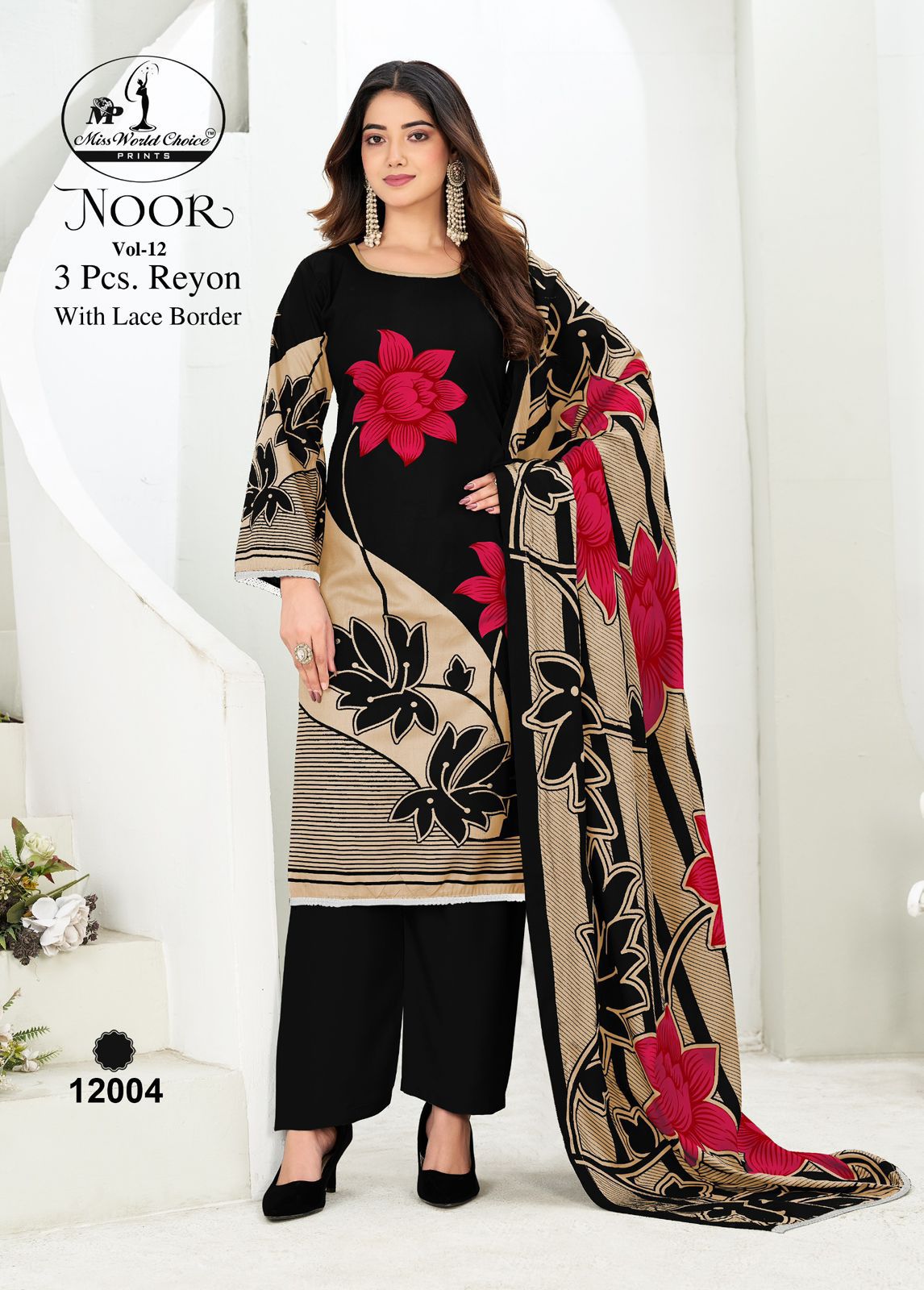 Noor Vol 12 Miss World Choice Rayon Plazzo Style Suits Manufacturer Gujarat