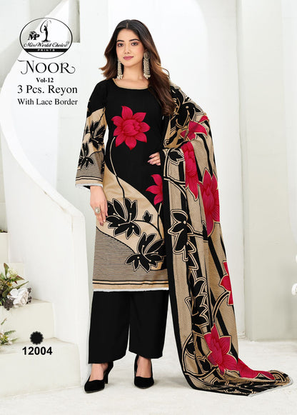 Noor Vol 12 Miss World Choice Rayon Plazzo Style Suits Manufacturer Gujarat