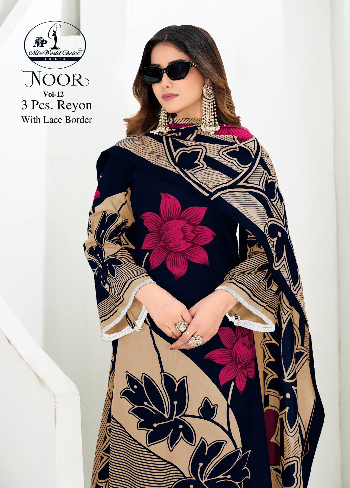 Noor Vol 12 Miss World Choice Rayon Plazzo Style Suits Manufacturer Gujarat