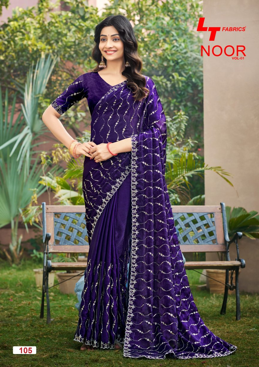 Noor Vol 1 Lt Fabrics Fendy Sarees Wholesaler Ahmedabad