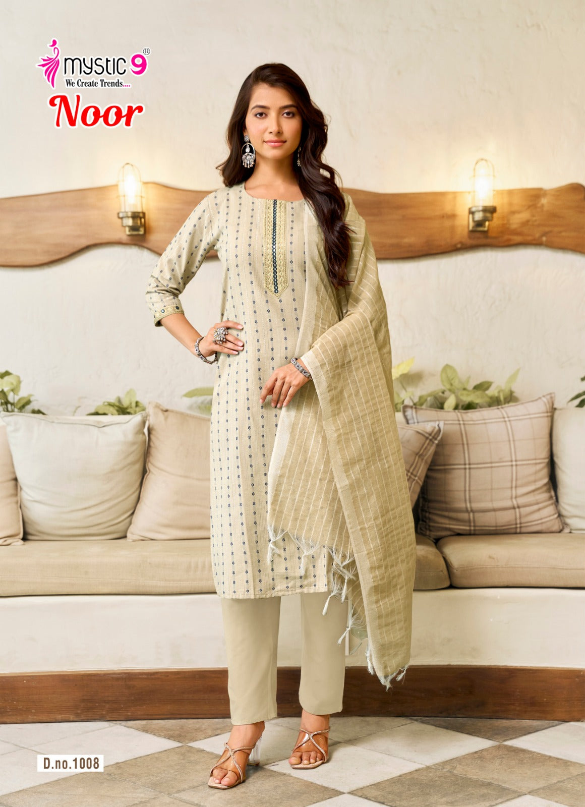 Noor Vol 1 Mystic 9 Handloom Readymade Cotton Pant Suits Exporter Gujarat
