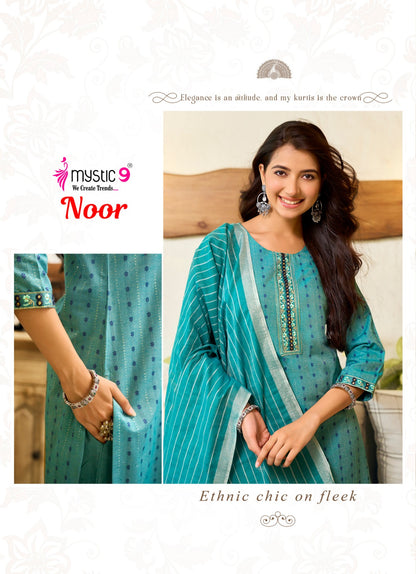Noor Vol 1 Mystic 9 Handloom Readymade Cotton Pant Suits Exporter Gujarat