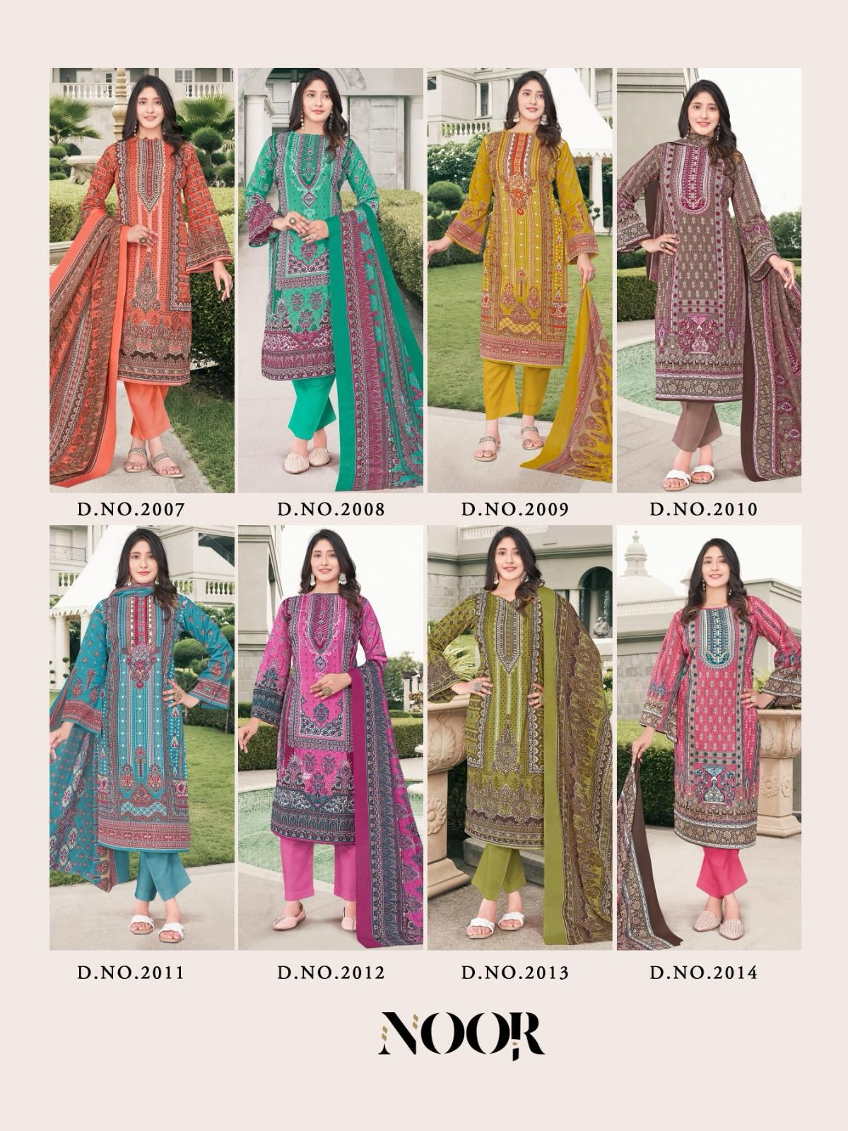 Noor Vol 2 Ganesha Cotton Karachi Salwar Suits Wholesale Rate