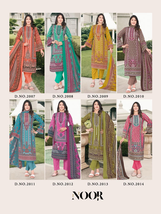 Noor Vol 2 Ganesha Cotton Karachi Salwar Suits Wholesale Rate